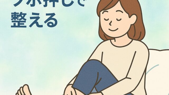 胃腸の不調・冷え・不眠に効く！整体師が教えるセルフケアのツボ『足三里』『三陰交』『湧泉』