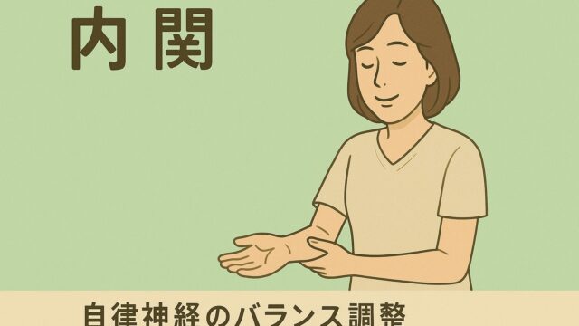 自律神経に効果的なツボ内関