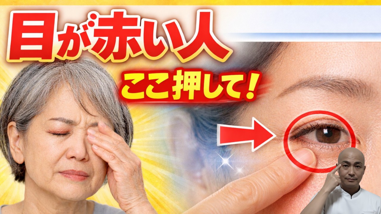 シニアの眼精疲労・目の充血を改善｜整体師が教えるツボ「四白」とセルフケア